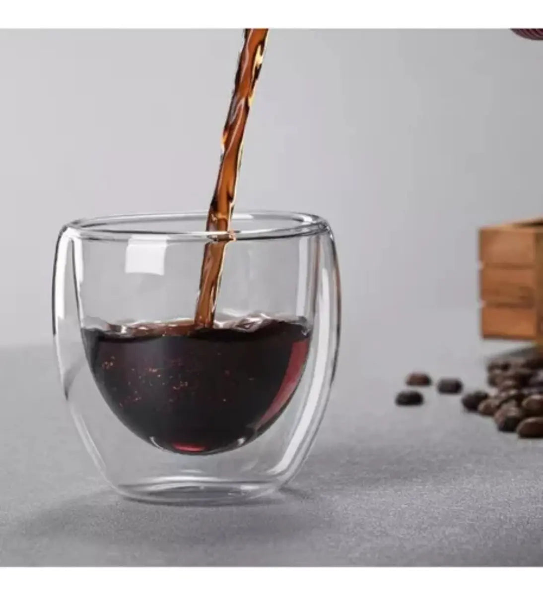 2 Tazas Doble Pared Espresso - 80 ml